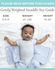baby in weighted swaddle