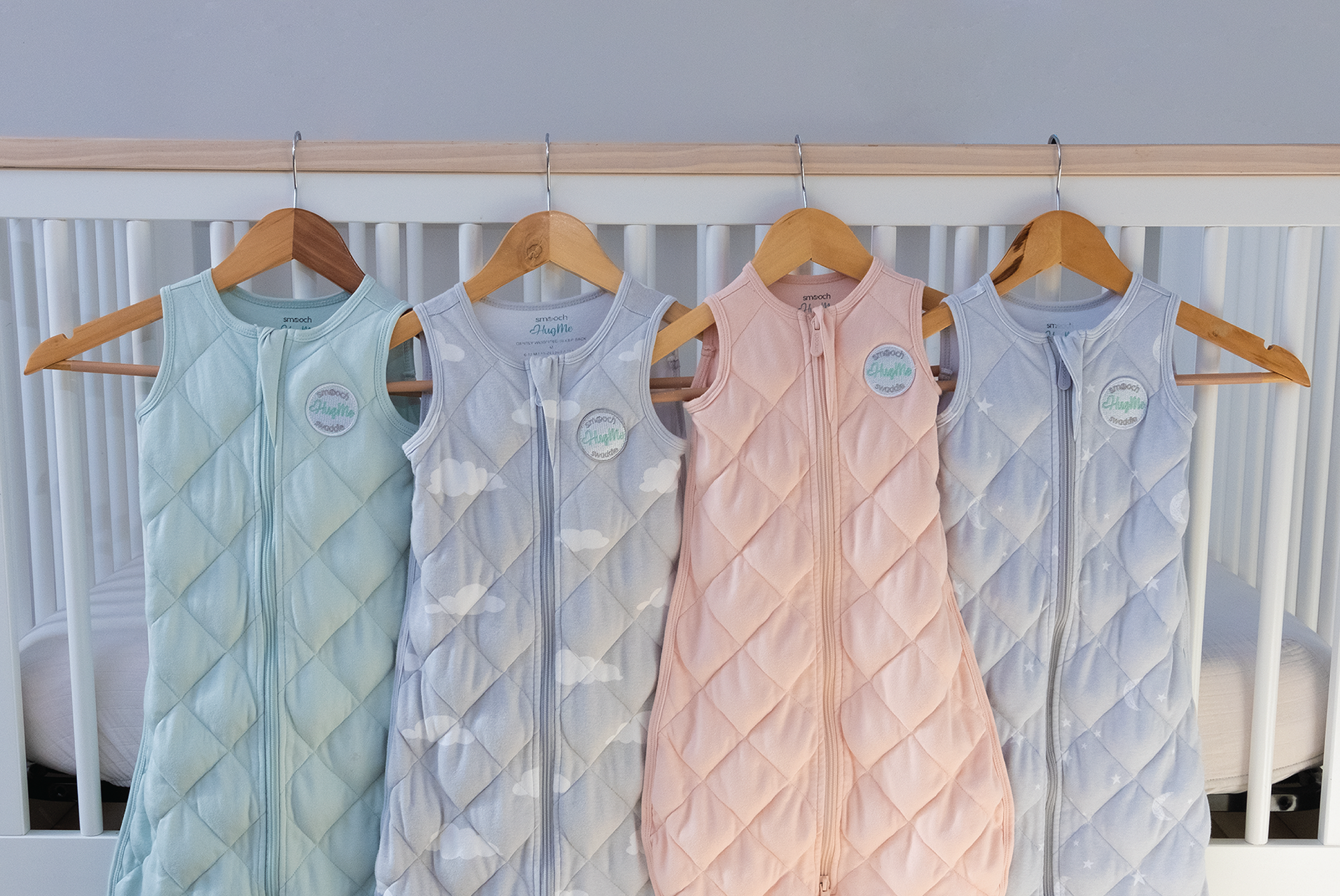 weighted sleep sacks on hangers