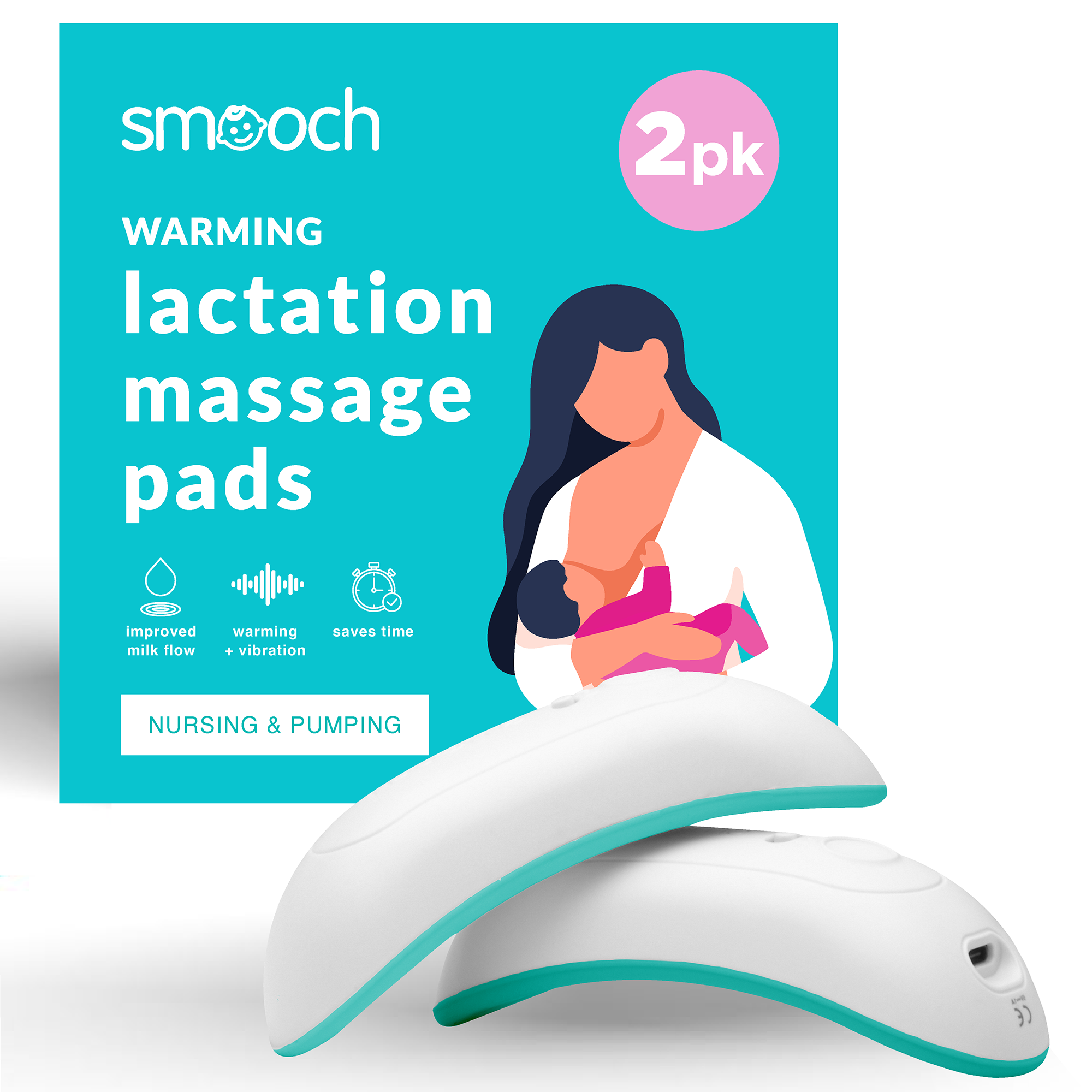 Warming and Vibrating Lactation Massager