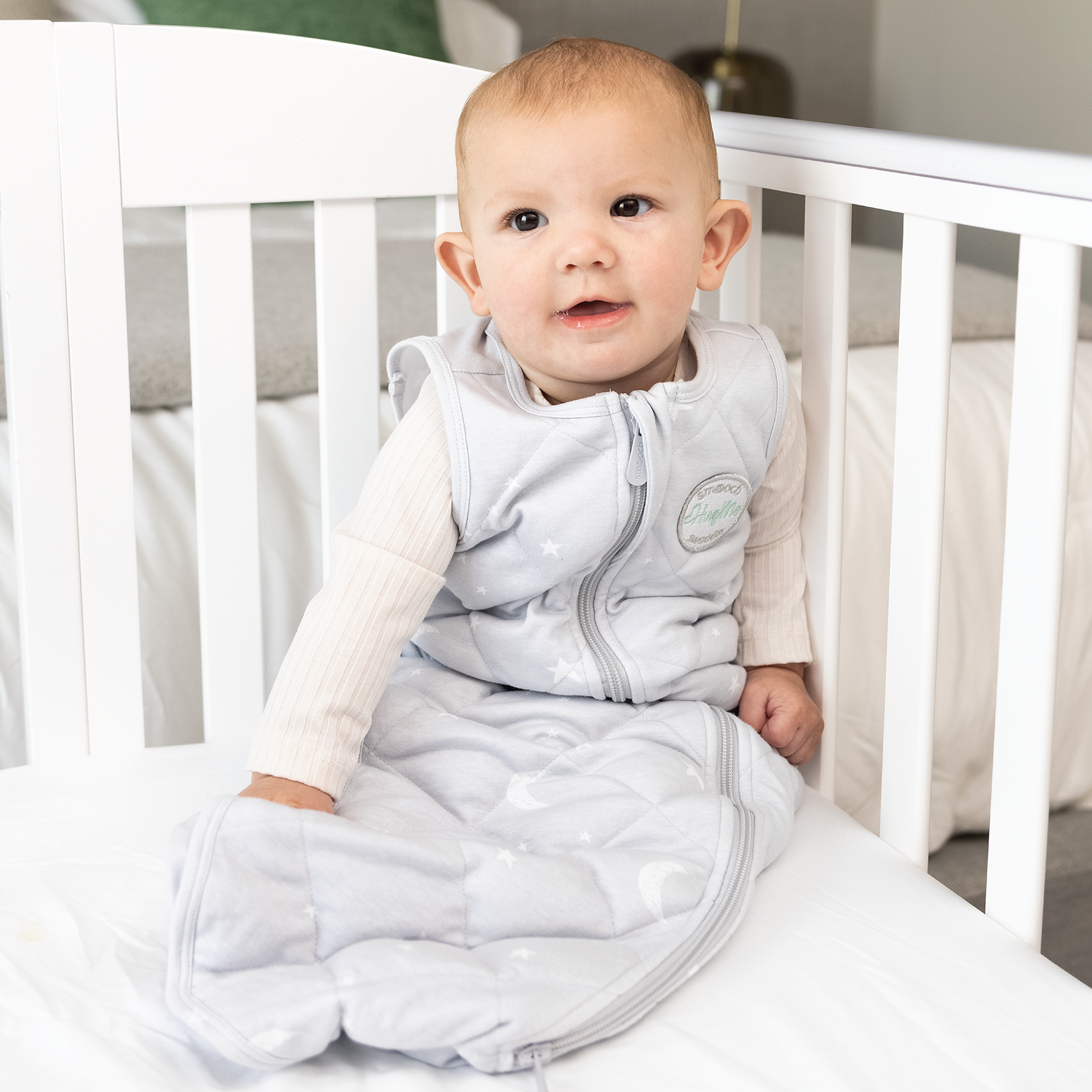 SMOOCH HugMe Gently Weighted Baby Sleep Sack – Smooch Babies SMOOCH HugMe Gently Weighted Baby Sleep Sack – Smooch Babies