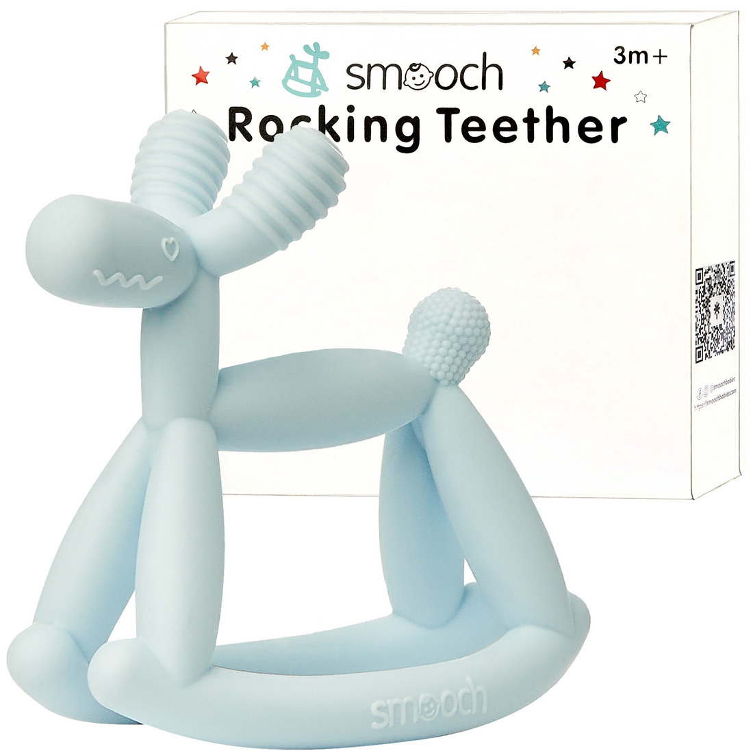 Rocking Baby Teething Toy (Blue)