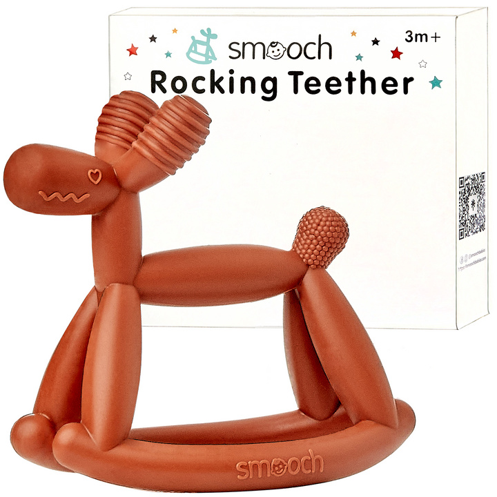 Baltic Amber Rocking Baby Teething Toy by Smooch Babies sold by Smooch Babies