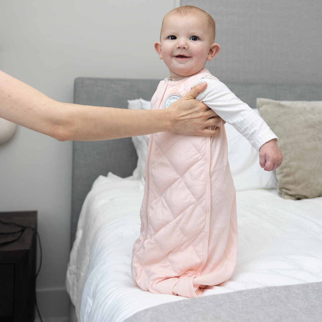 Baby sleep top sack weighted