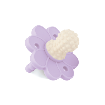 SoothiPop Silicone Teething Pacifier Flower Shaped - Lavender